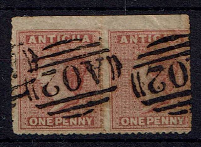 Image of Antigua SG 6Var FU British Commonwealth Stamp